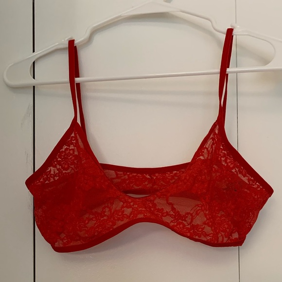 American Apparel Other - American Apparel Red Bralette Size Large